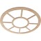 Ekena Millwork Grace Wood Fretwork Pierced Ceiling Medallion, Alder, 36"OD x 13 1/8"ID x 1/4"T CMWP36X0250GRAL - alternate 4